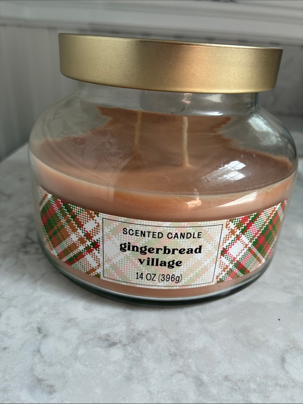 Gingerbread Village Scented Candle - Gold Lid - Home Accents